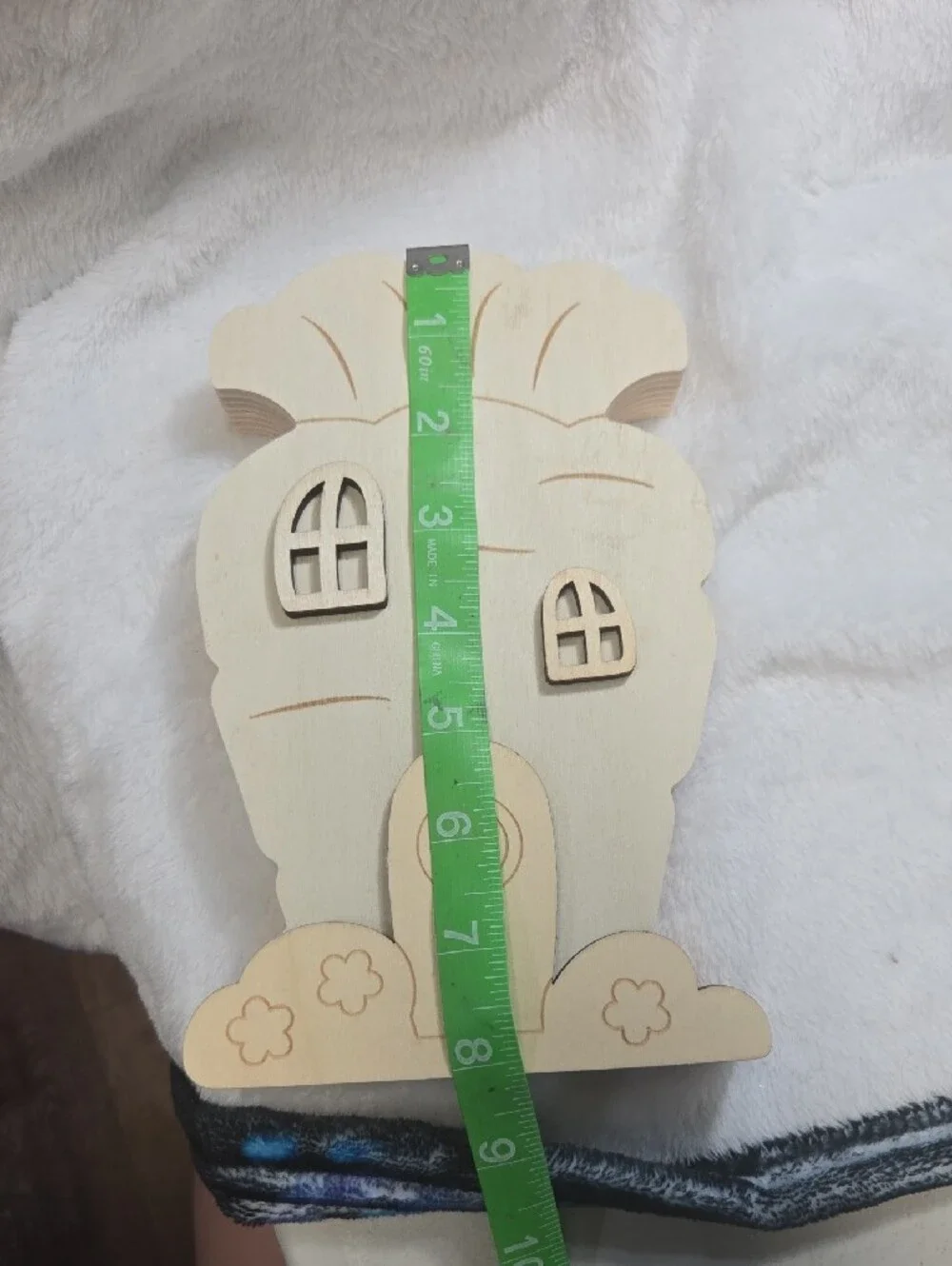 🌞 Wooden Carrot House Décor - Natural Wood